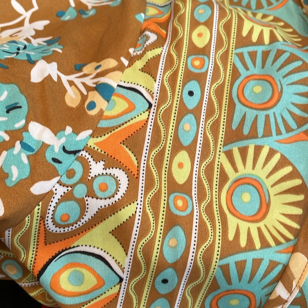 NWT Suzanne Betro dress ruffles tie front size XL - Picture 10 of 12